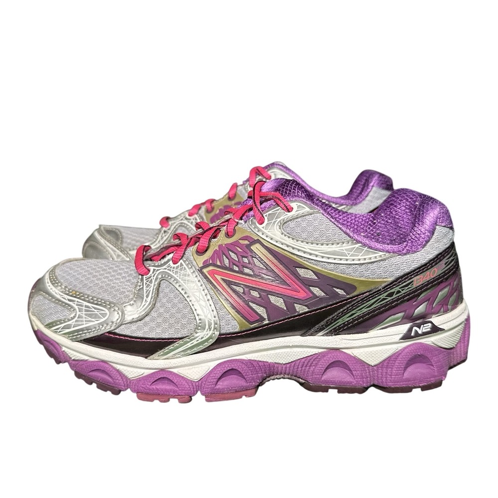 New Balance 1340 Purple Silver Pink Running Shoes W1340SP2 Womens Size 8 D Wide
